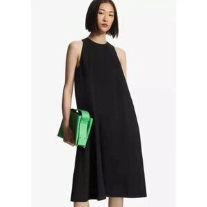 NWT - COS Midi dress halter neck in Black size 8